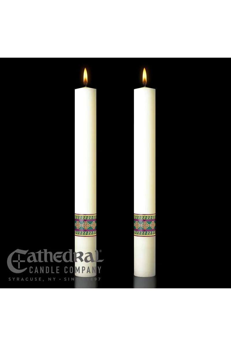 Complementing Side Altar Candles - Prince of Peace