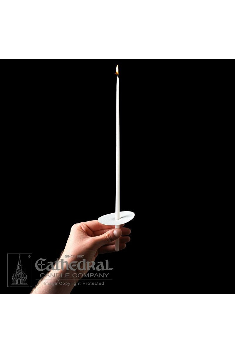 Congregational Tapers in 2 sizes (9" & 14") - Stearine by Anchor Christian Distributors