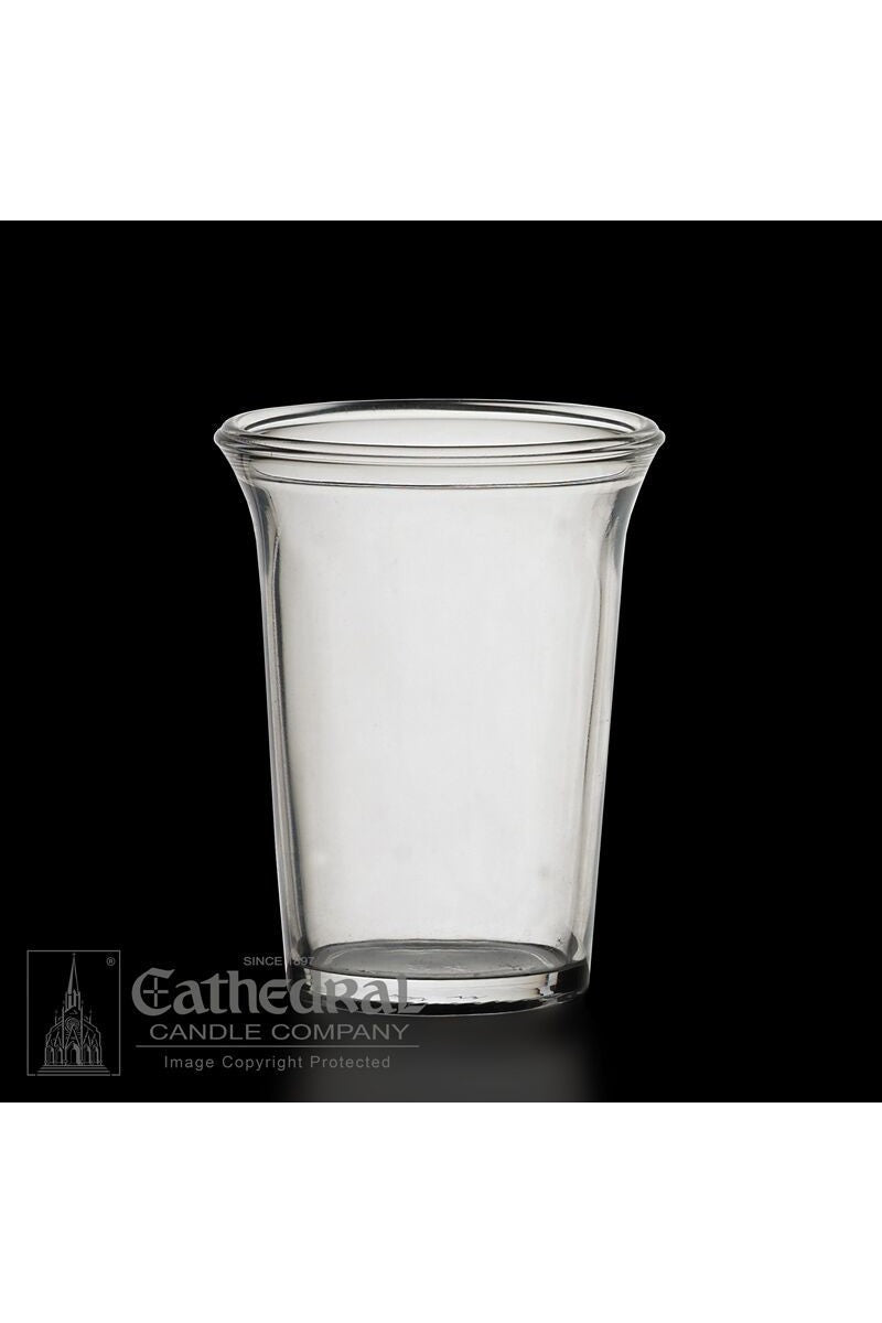 Crystal 24 Hour Votive Glasses - YS204-CL by Anchor Christian Distributors