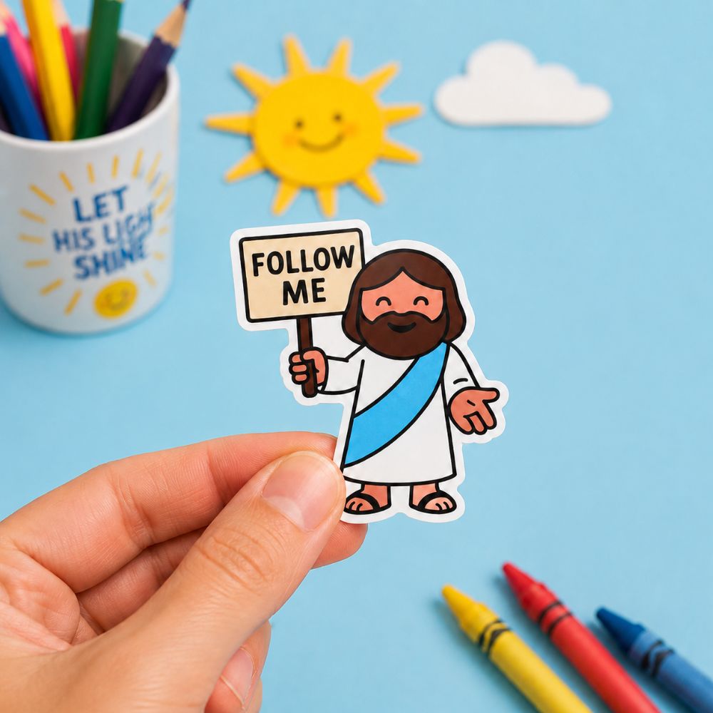 STICKER VINYL FOLLOW ME PK5
