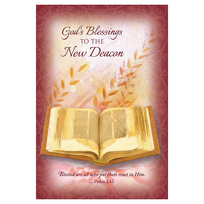 God's Blessings to the New Deacon Card (DC69118)