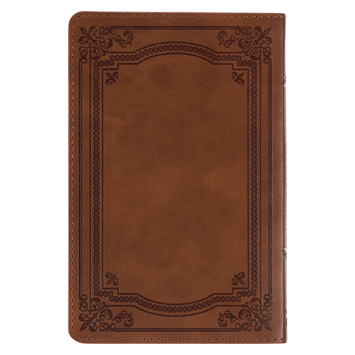 101 Devotions for Men Tawny Brown Faux Leather Devotional - 1 Timothy 6:11 by Christian Art Gifts, product view 5