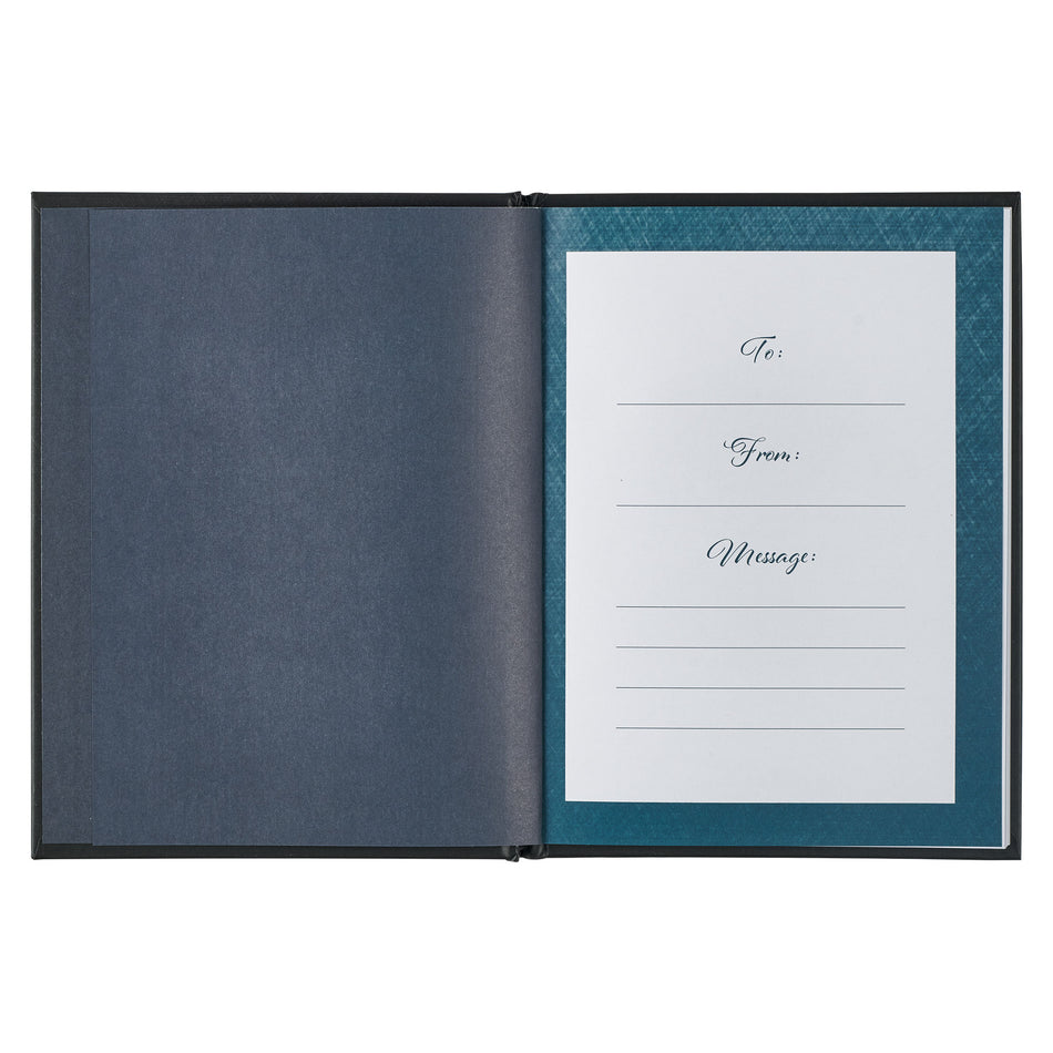 Losing a Loved One Black Hardcover Devotional by Christian Art Gifts, product view 2