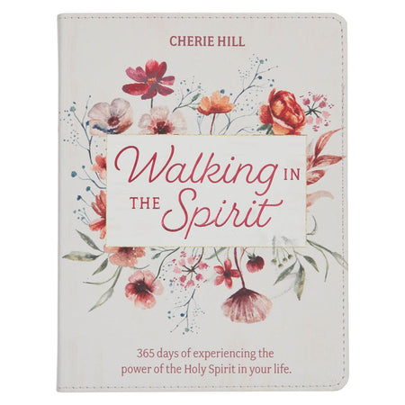 Walking in the Spirit Blush Pink Faux Leather Devotional by Christian Art Gifts