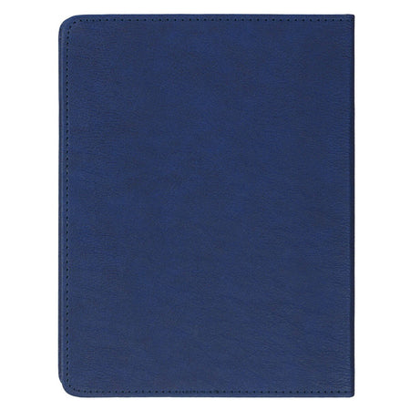 Walk Through God’s Word Navy Faux Leather Devotional by Christian Art Gifts, product view 7