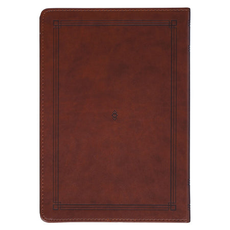 Drawing Near to God Saddle Tan Faux Leather Prayer Devotional by Christian Art Gifts, product view 7