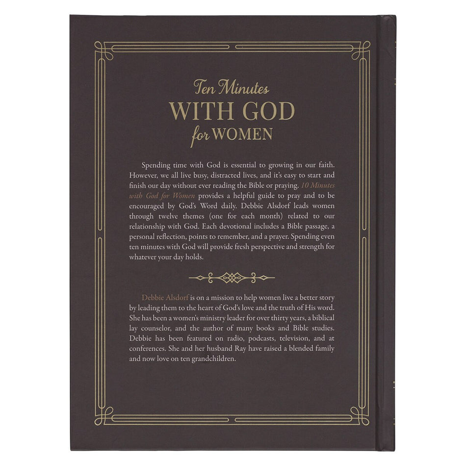 Ten Minutes with God for Women Hardcover Daily Devotional by Christian Art Gifts, product view 2