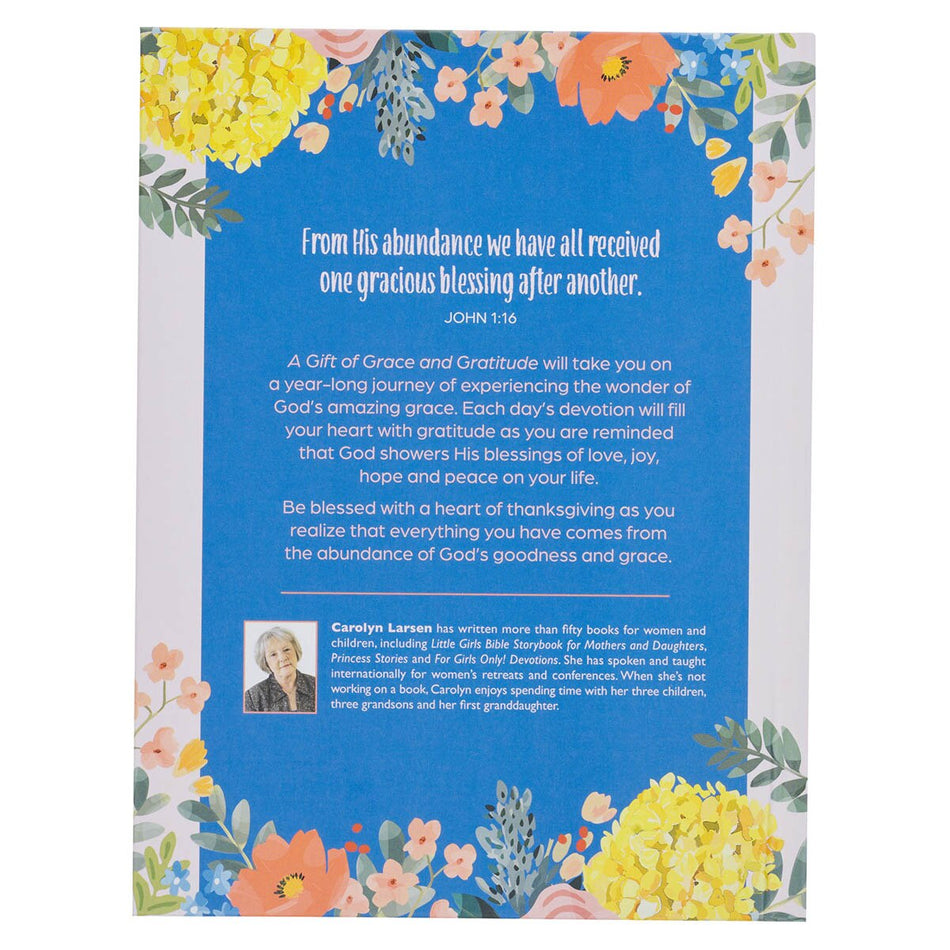 A Gift of Grace and Gratitude White Hardcover Devotional by Christian Art Gifts, product view 2