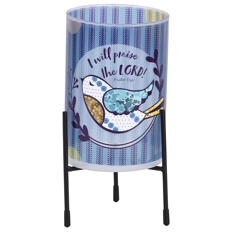 Hurricane Candleholder Bird I Will Sing by Dicksons, product view 2
