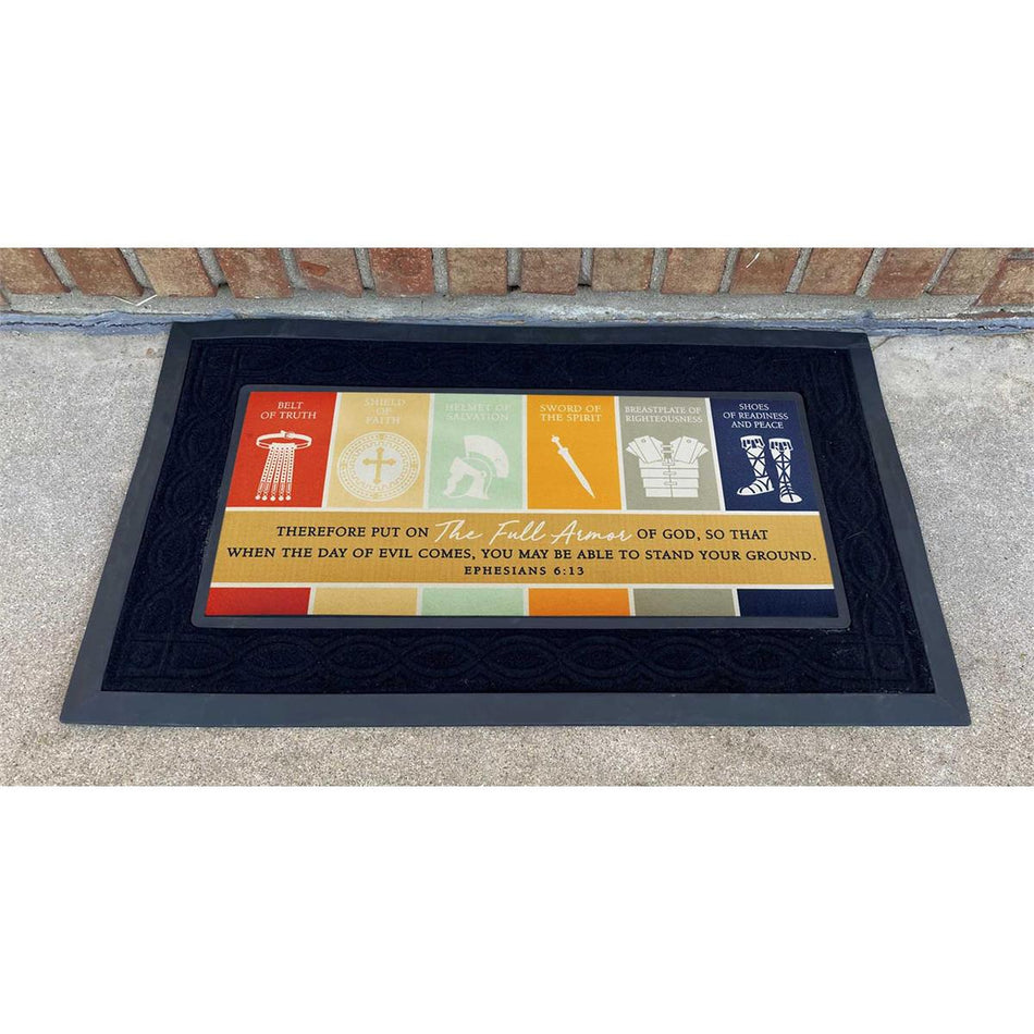 Doormat Insert Full Armor Of God by Dicksons, product view 2