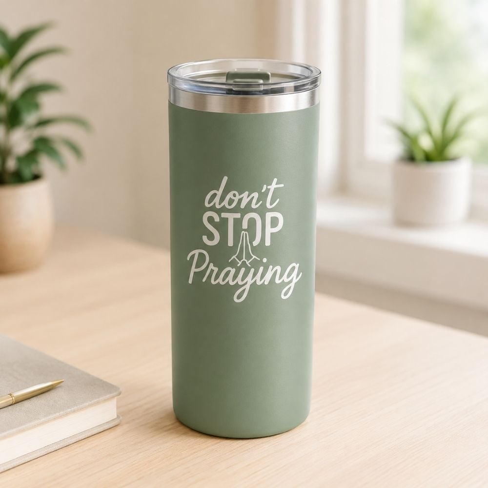 Vinyl Don'T Stop Praying Decal by Swanson Christian Products, product view 4