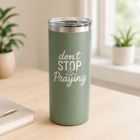 Vinyl Don'T Stop Praying Decal by Swanson Christian Products, product view 4