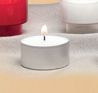 5-Hour Votive Lite Candles in Metal Cups | Unscented Devotional Votives | Case of 576