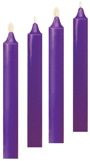 Emkay 17" x 1-1/2" 51% Beeswax Advent Church Candle Set - 4 Purple