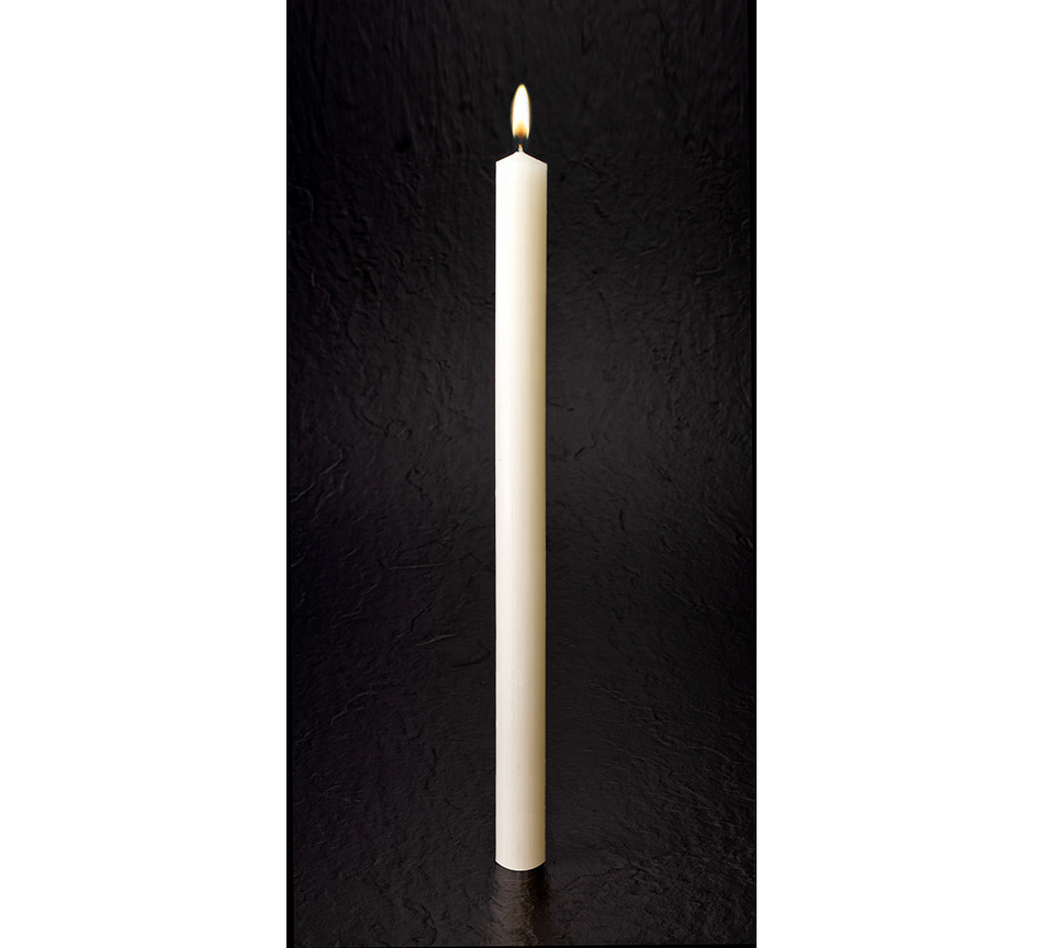 Altar Candle 51% Beeswax 2″ x 17"