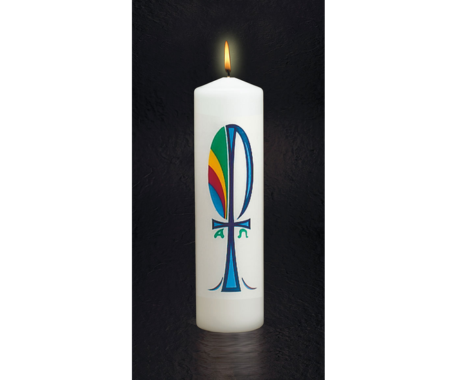 11" Chi-Rho Candle