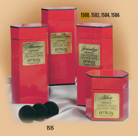 Church Incense for Worship | Premium Blends | Choose Maximus, Emkay, Jerusalem, or Abbey