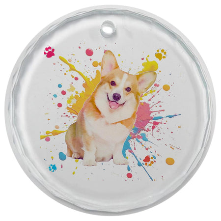 3.5" Glass Ornament Corgi by Dicksons