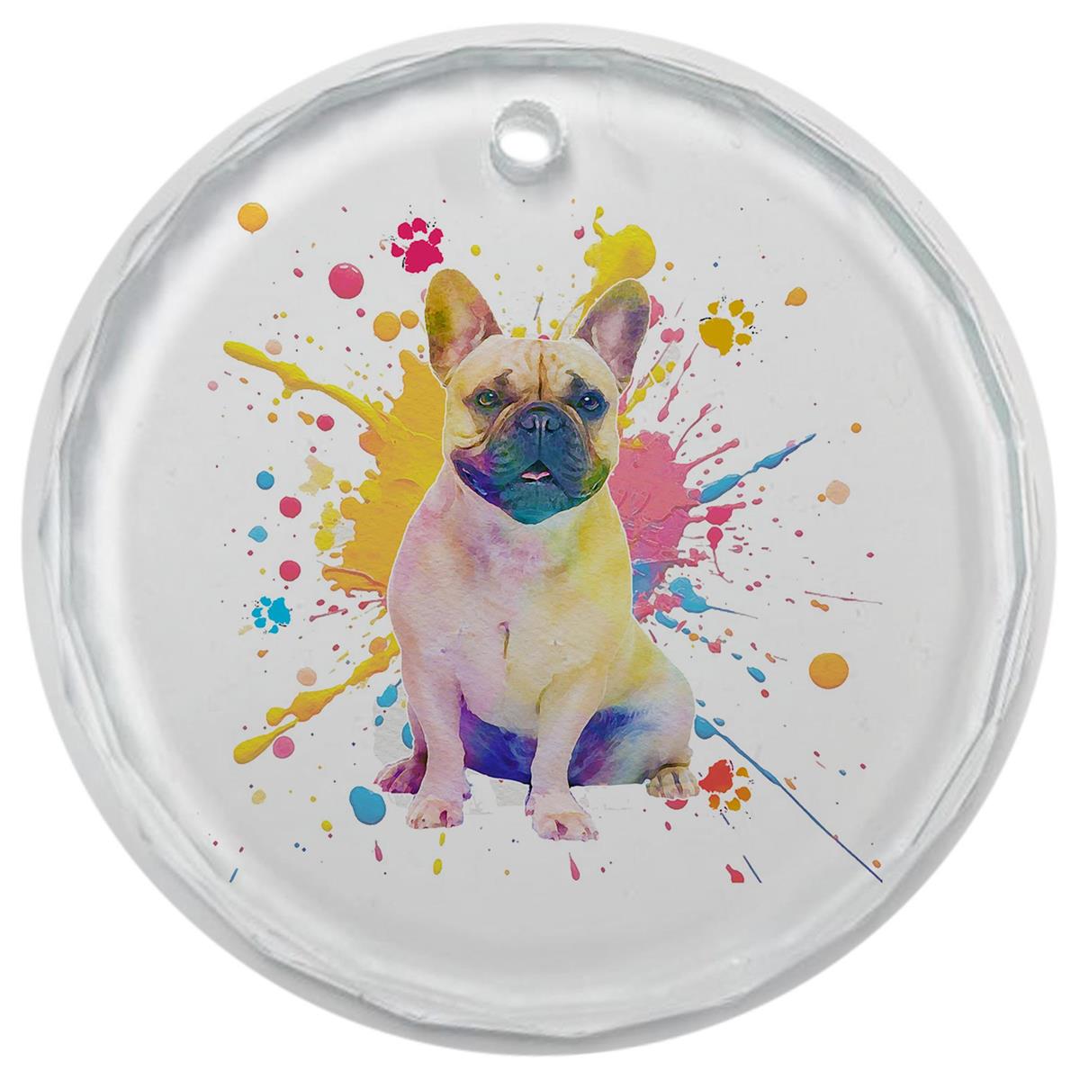 3.5" Glass Ornament French Bulldog by Dicksons