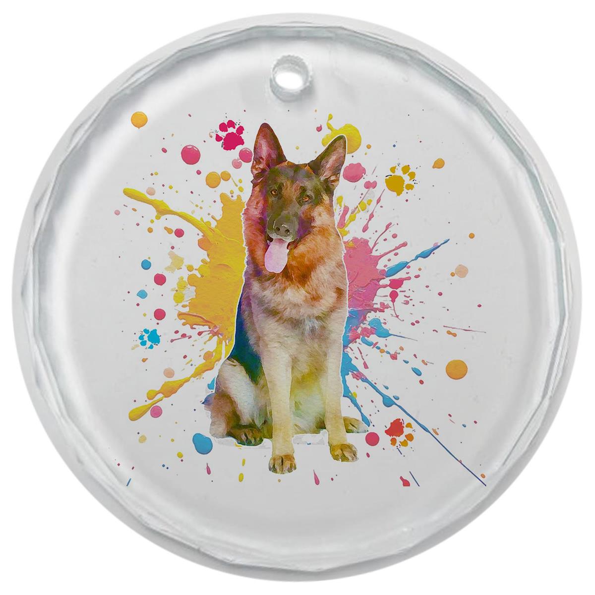 3.5" Glass Ornament German Shepherd by Dicksons
