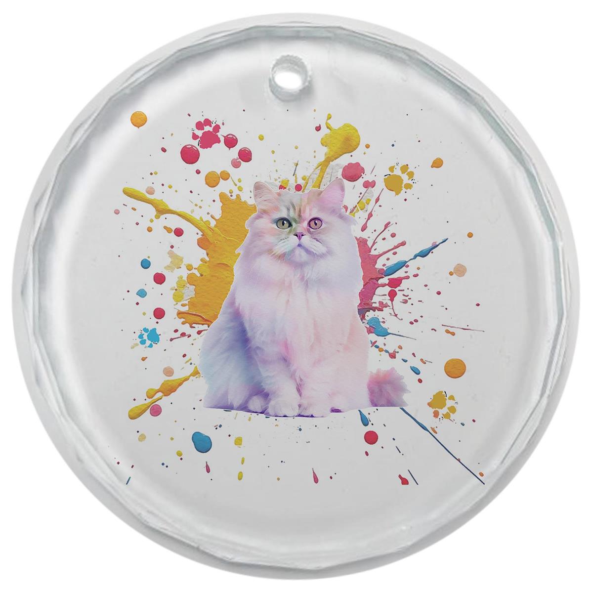 3.5" Glass Ornament Persian Cat by Dicksons