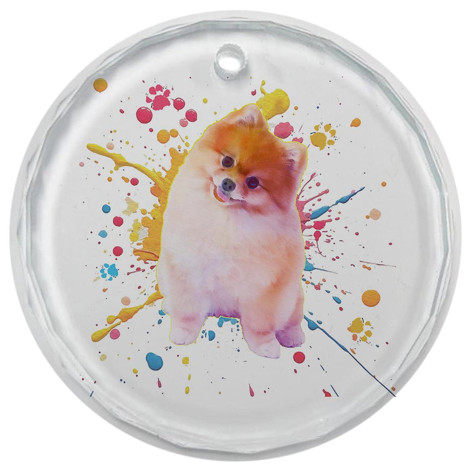 3.5" Glass Ornament Pomeranian by Dicksons