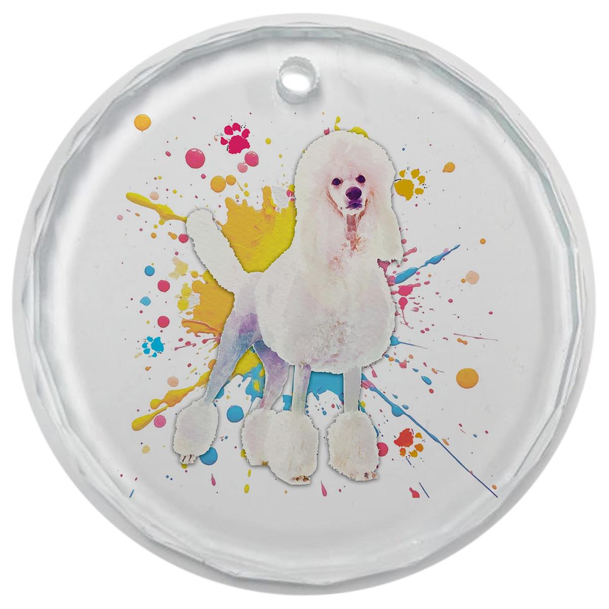 3.5" Glass Ornament Poodle by Dicksons