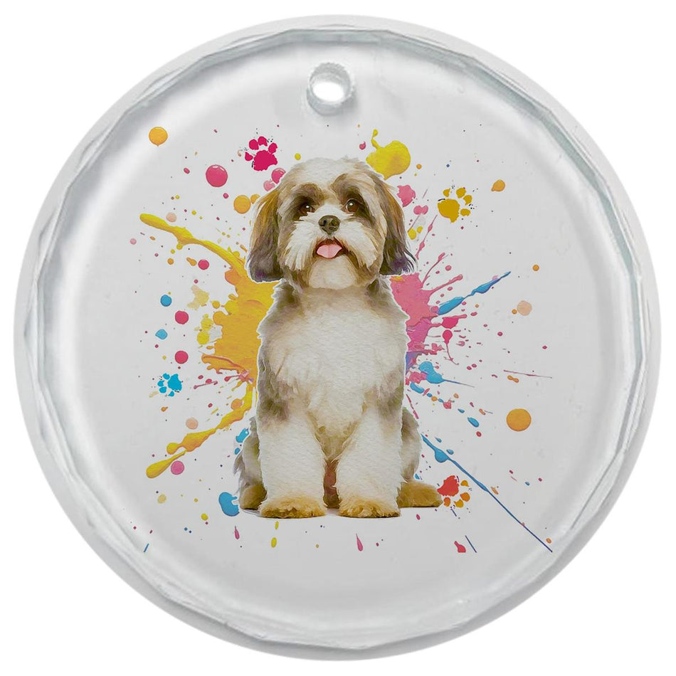 3.5" Glass Ornament Shih Tzu by Dicksons