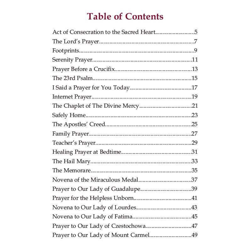 Treasured Catholic Prayers