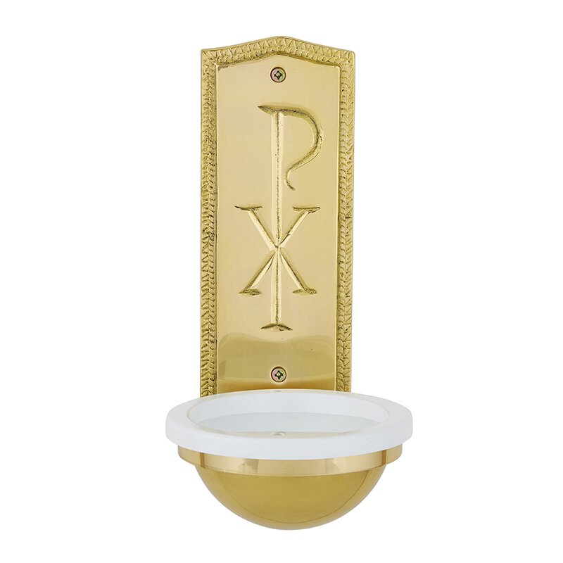 Holy Water Font - Chi Rho by Christian Brands