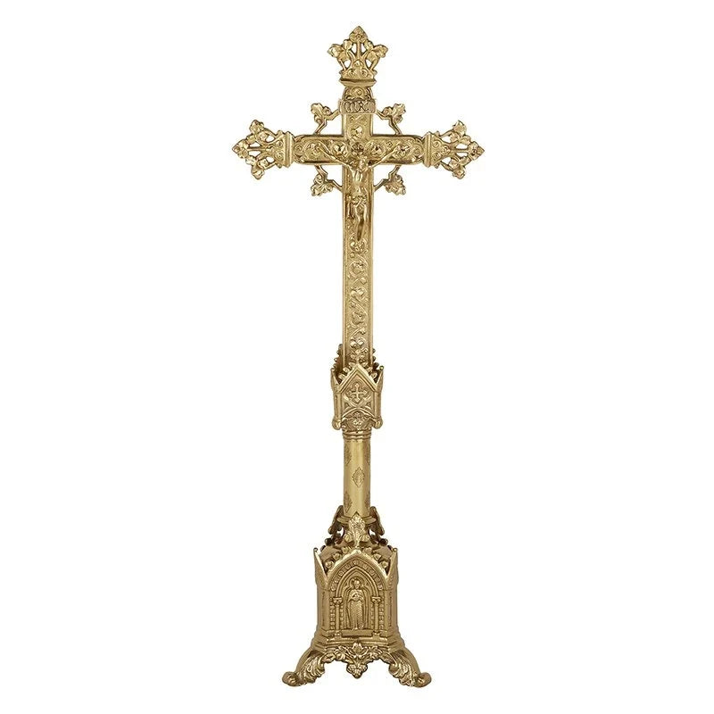 Sudbury Brass Trinity Series Altar Crucifix - 30" H by Christian Brands