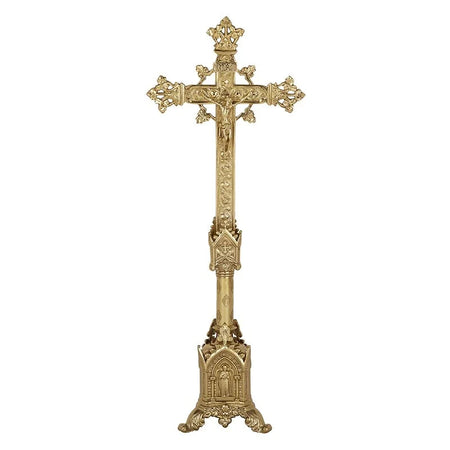 Sudbury Brass Trinity Series Altar Crucifix - 30" H by Christian Brands