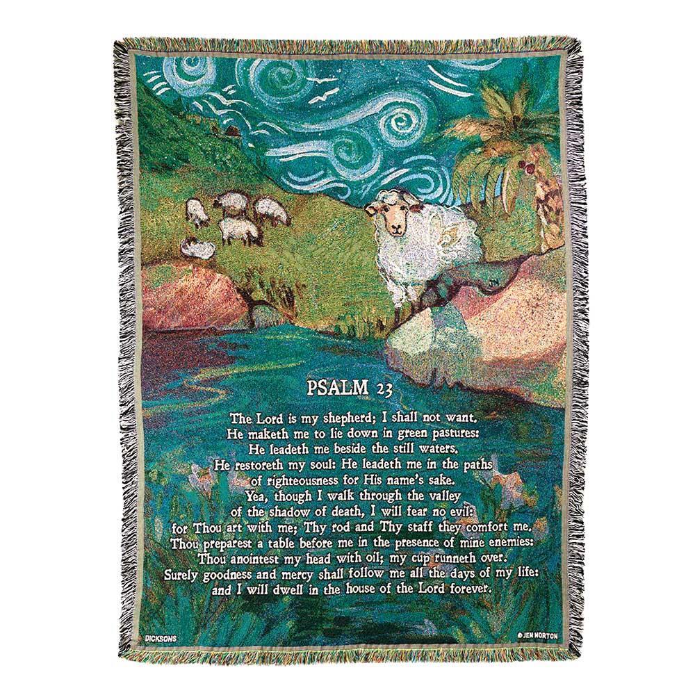 Tapestry Throw The Lord Is My Shepherd by Dicksons