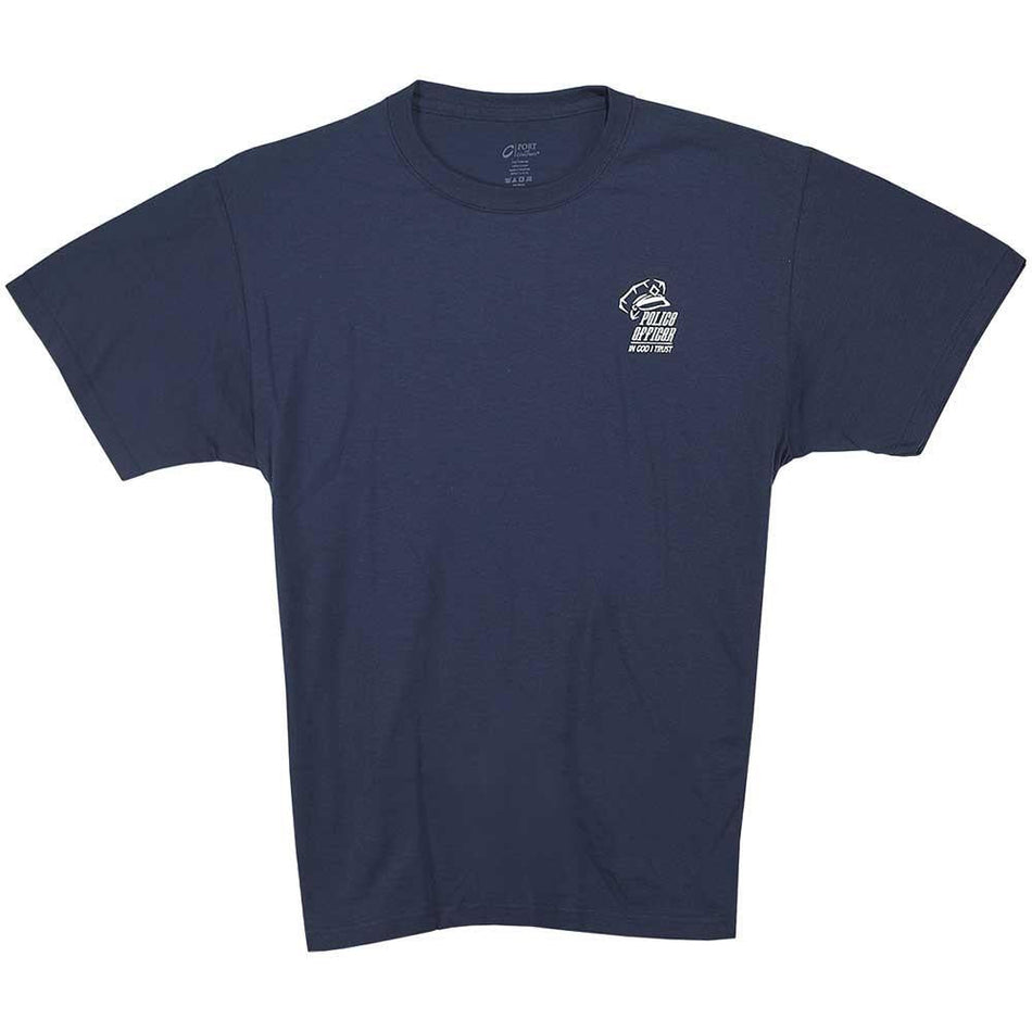 Men's Police Officer In God T-Shirt by Dicksons