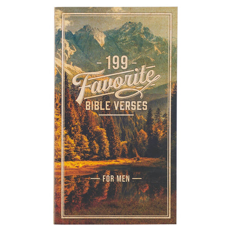 199 Favorite Bible Verses for Men Gift Book by Christian Art Gifts
