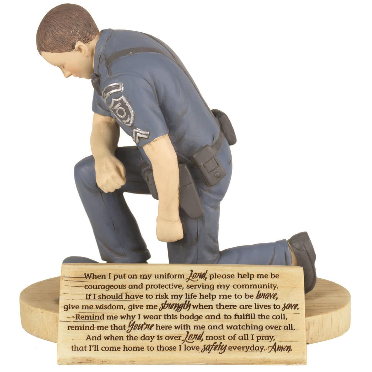 Police Officer Prayer Figurine (FIGR-701) by Dicksons