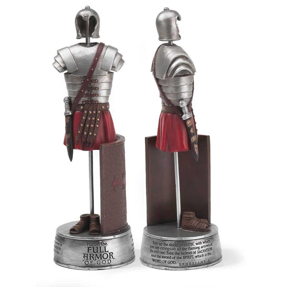Full Armor of God Soldier Ephesians 6 Scripture 9.5 Inch Resin Stone Tabletop by Dicksons
