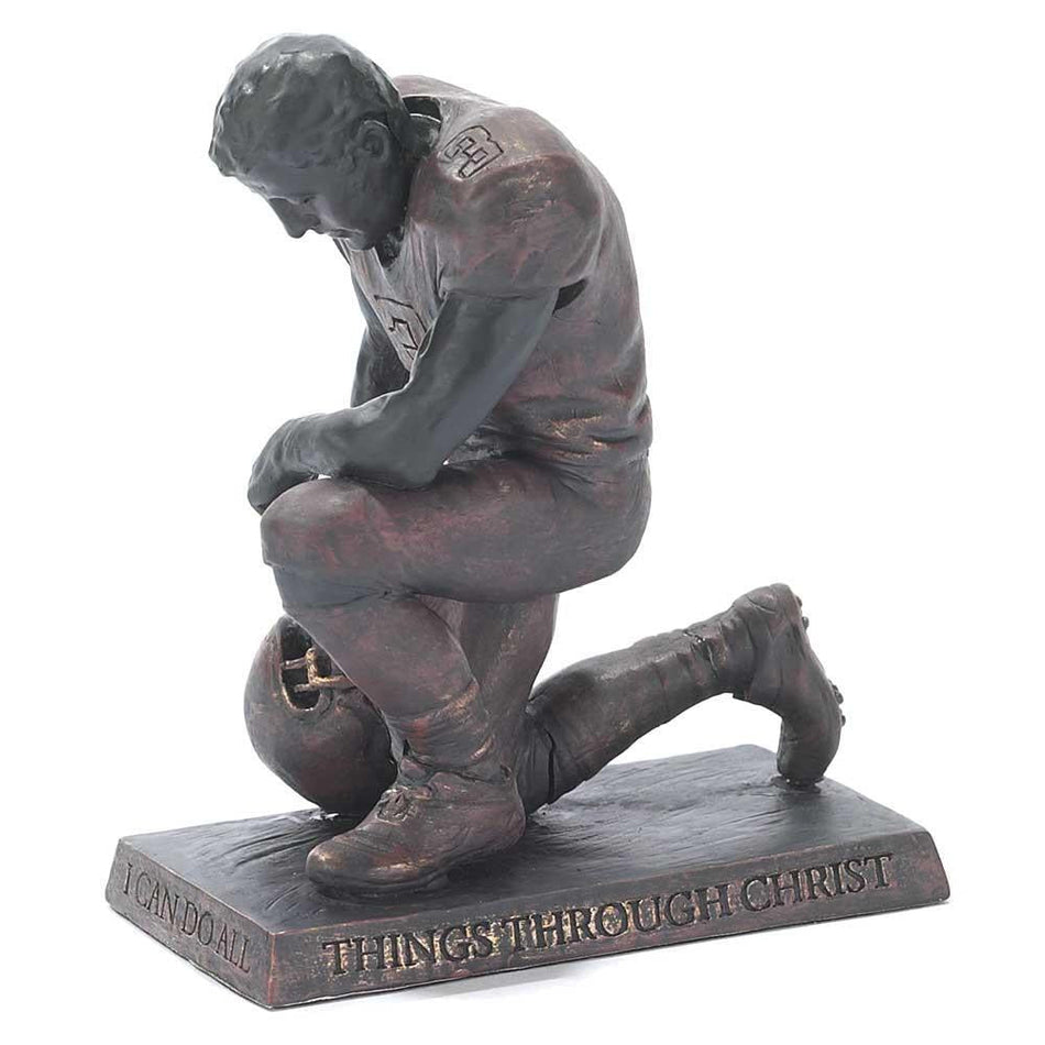 Figurine Football Player I Can Do All Things by Dicksons