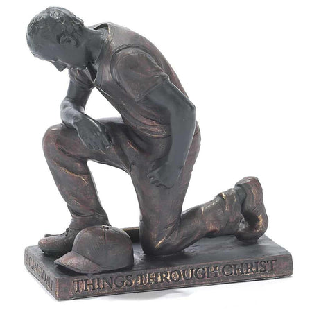 Figurine Baseball I Can Do All Things Resin 5 by Dicksons