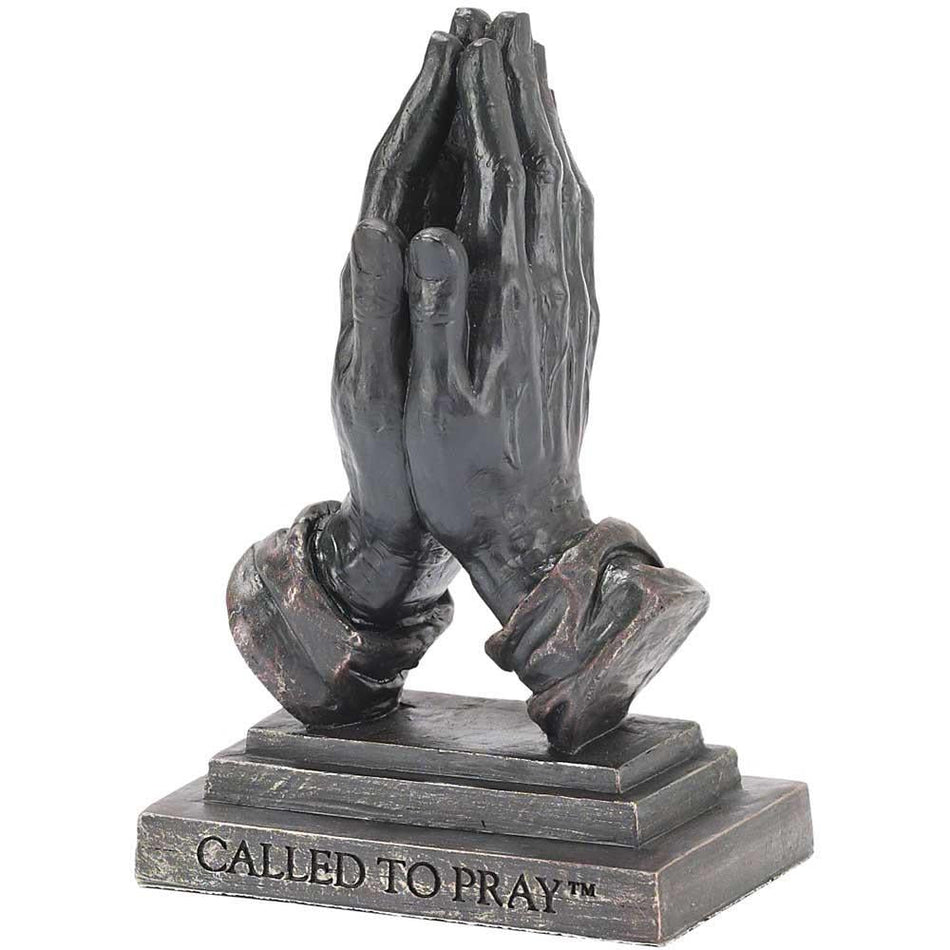 Figurine Praying Hands Bronze-Tone Resin by Dicksons