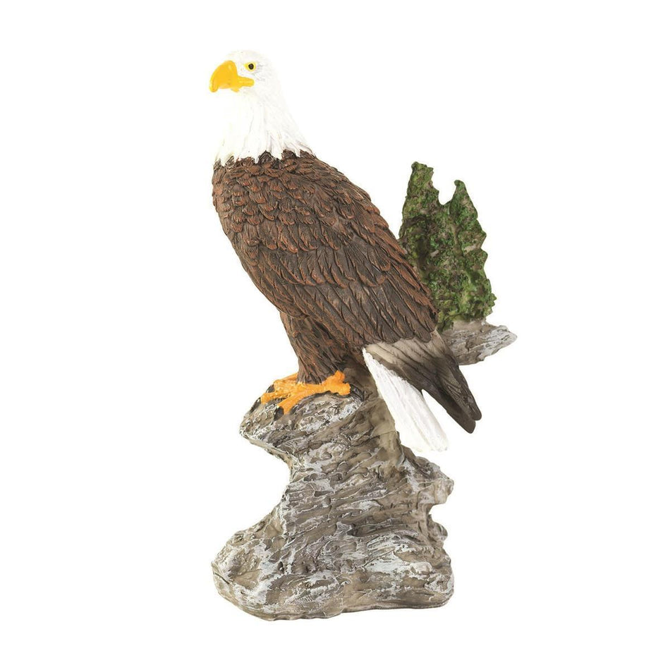 Tabletop Figurine Eagle On Stone 6in by Dicksons