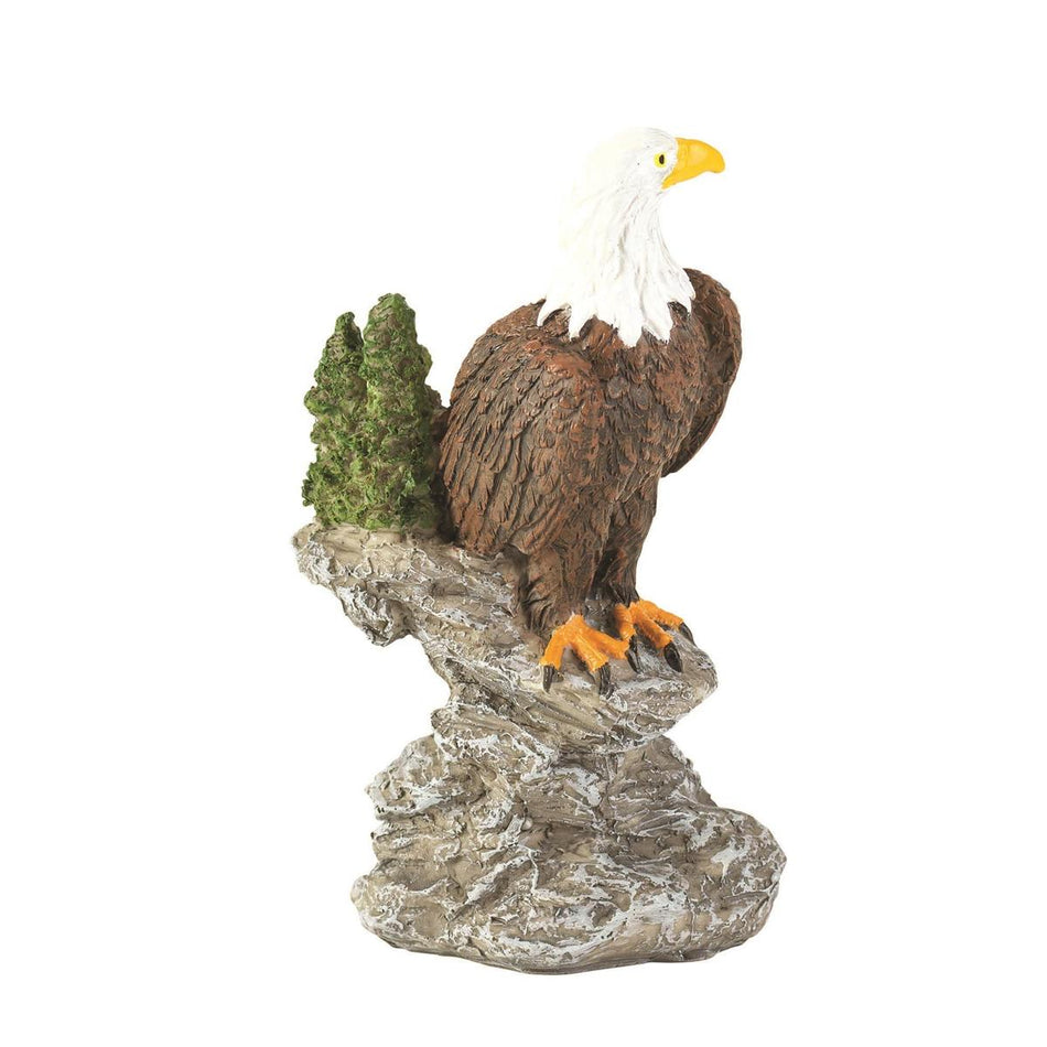 Tabletop Figurine Eagle On Stone 6in by Dicksons, product view 2