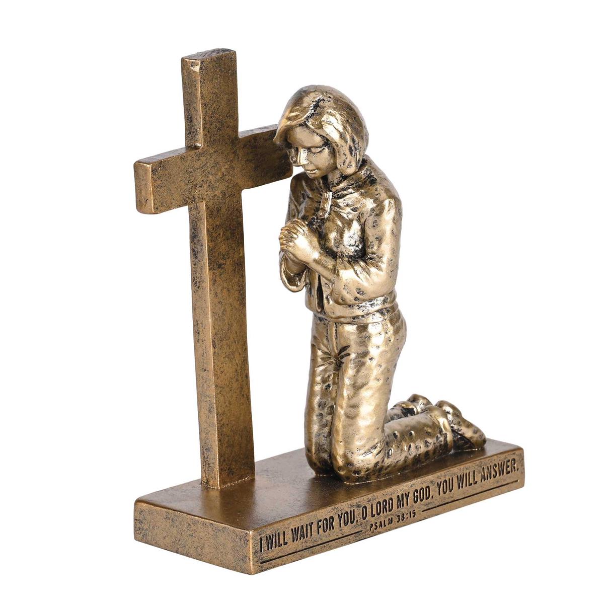 Called To Pray Cross Praying Woman 8H by Dicksons, product view 4