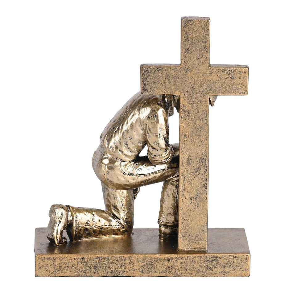 Called To Pray Cross Praying Man 8H by Dicksons, product view 2