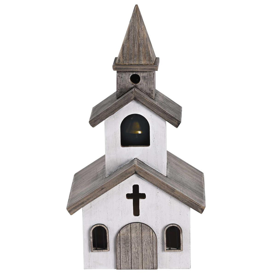 Christmas Tabletop Figurine Festive Holiday Décor 6.75 x 12 Inch Wood Quaint by Dicksons