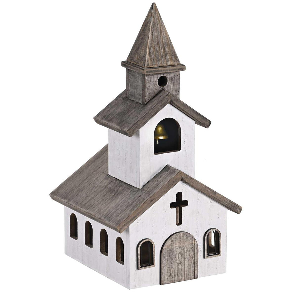 Christmas Tabletop Figurine Festive Holiday Décor 6.75 x 12 Inch Wood Quaint by Dicksons, product view 2