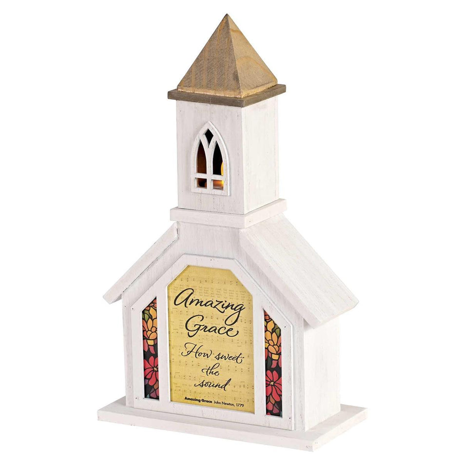 Church Figurine Amazing Grace 13H by Dicksons, product view 2