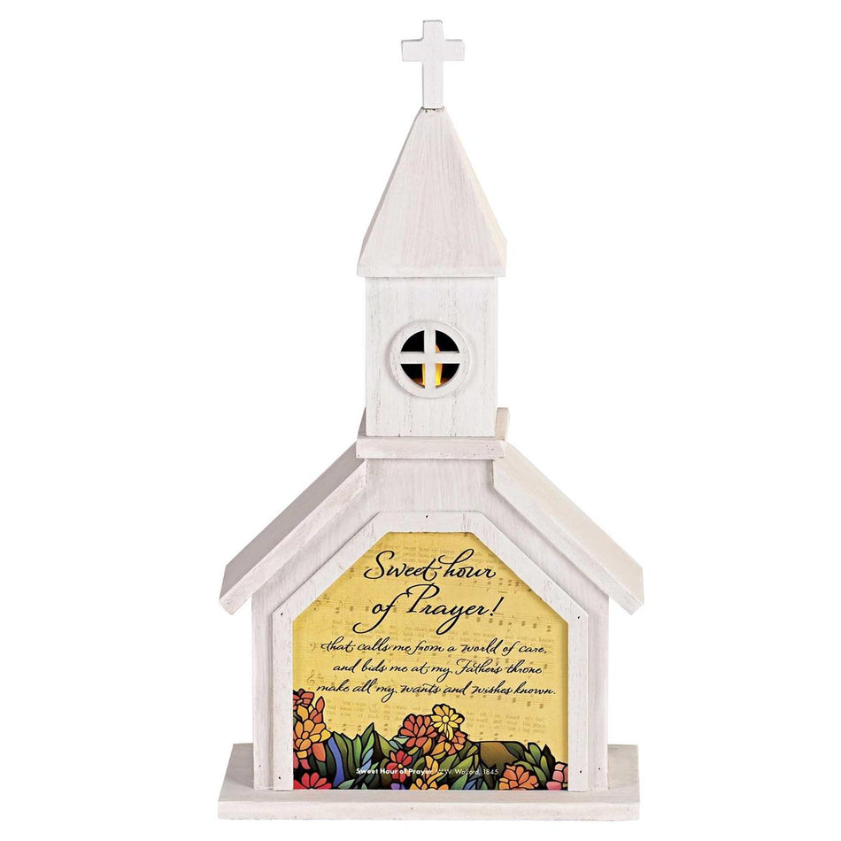Church Figurine Sweet Hour Of Prayer by Dicksons