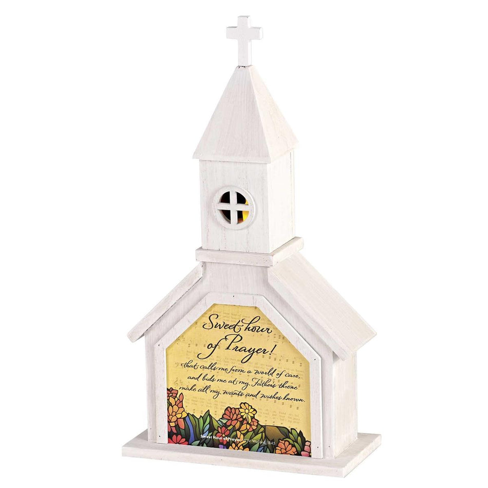 Church Figurine Sweet Hour Of Prayer by Dicksons, product view 2
