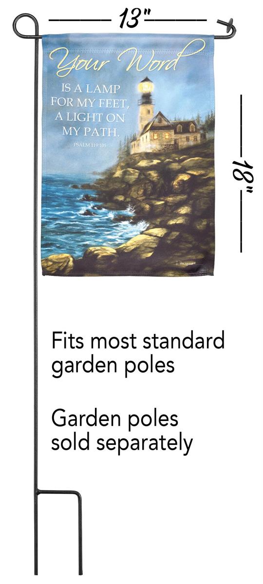 Flag Lighthouse Your Word 13x18 by Dicksons, product view 2